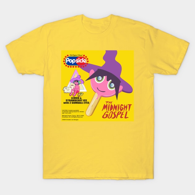 The Midnight Gospel Clancy Pop T-Shirt by Christian Lee Designs